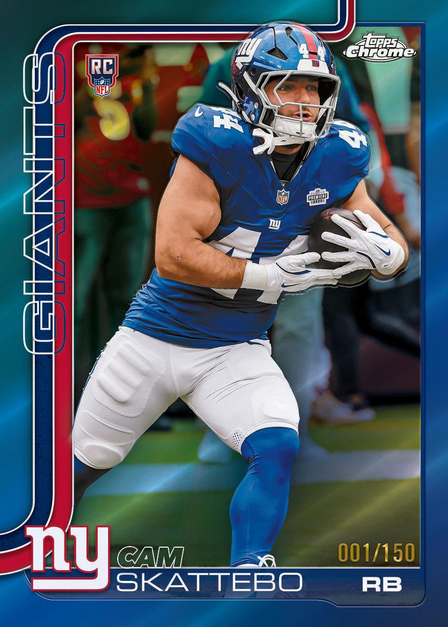2025 Topps Chrome Football Mega Box
