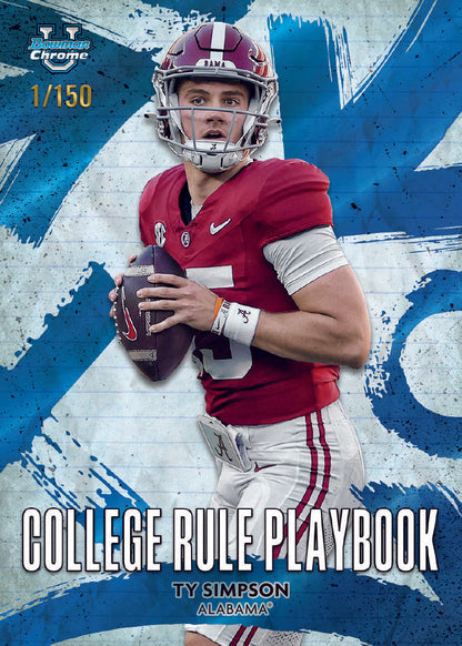 2025 Bowman Chrome University Football Hobby Box