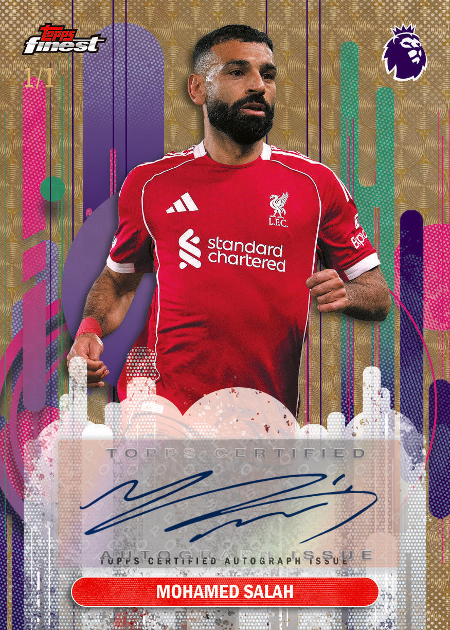 2026 Topps Finest Premier League Soccer Hobby Box