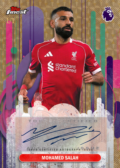 2026 Topps Finest Premier League Soccer Hobby Box
