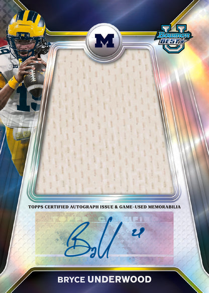 2026 Bowman Best University Football Hobby Box