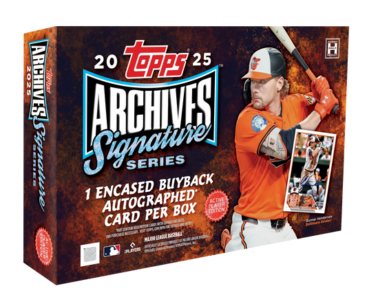 2025 Topps Archives Signature Series Active Player Edition Baseball Hobby Box