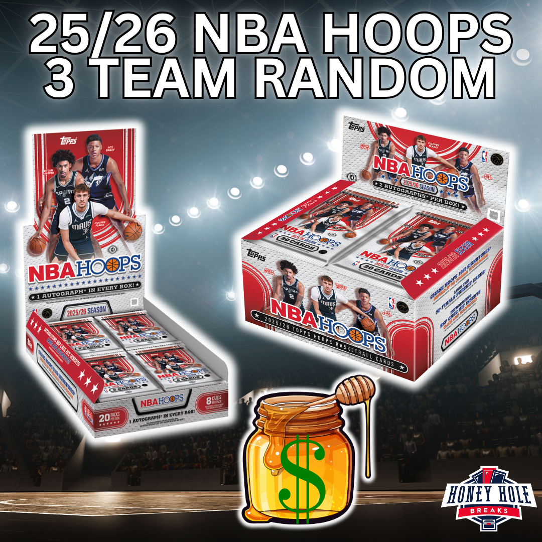 1x 2025/26 Topps NBA Hoops Jumbo, 1x 2025/26 Topps NBA Hoops Hobby - 3 RANDOM TEAM Break #1721