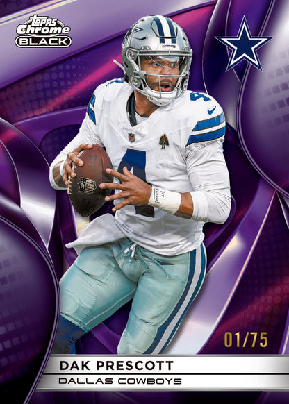 2025 Topps Chrome Black Football Hobby Box