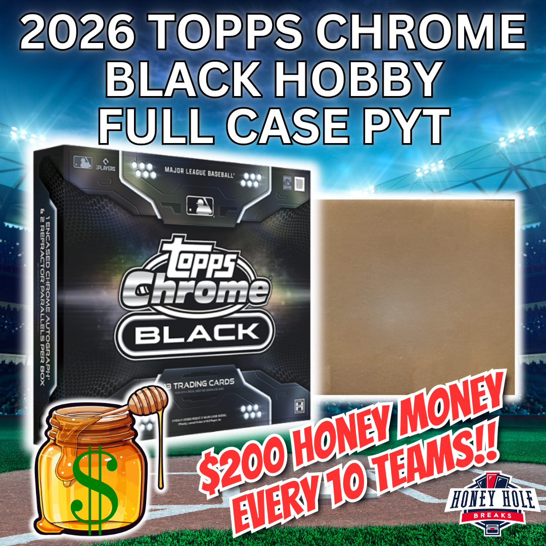 FULL CASE 2026 Topps Chrome Black Baseball Hobby (12 Boxes) - PICK YOUR TEAM Break #1700