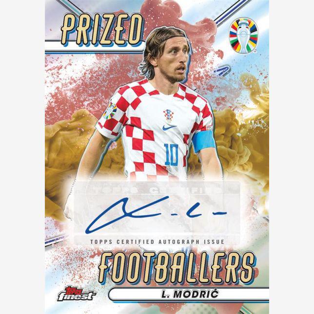 2024 Topps Finest Road to UEFA Euro Soccer Hobby Box