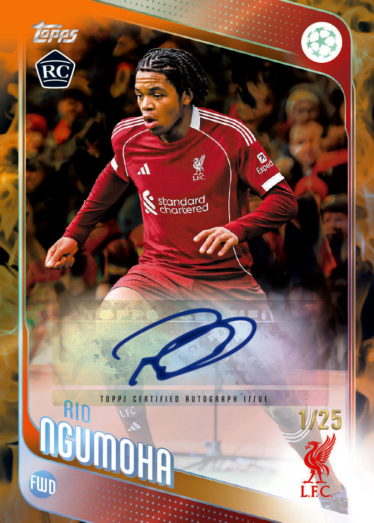 2025/26 Topps UEFA Club Competitions Soccer Hobby Box