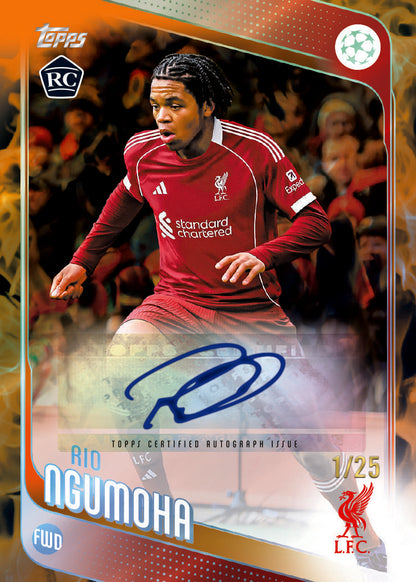 2025/26 Topps UEFA Club Competitions Soccer Hobby Box