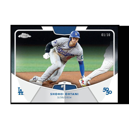 2024 Topps Shohei Ohtani 50/50 Pack - 10 Pack Box
