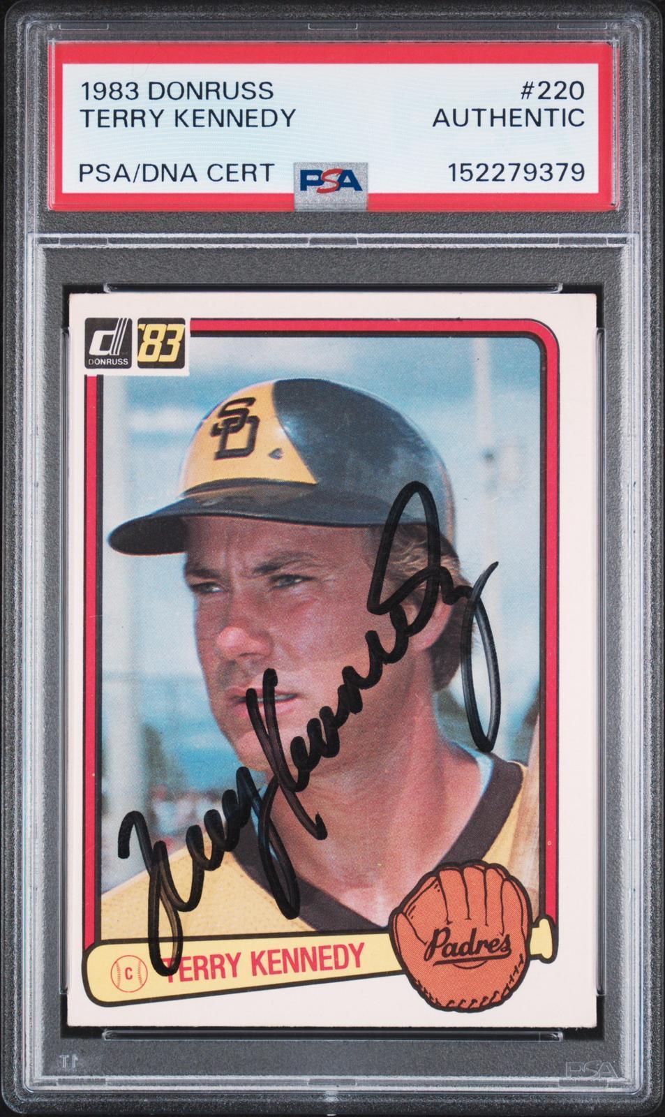 1983 Donruss #220 Terry Kennedy PSA Authentic