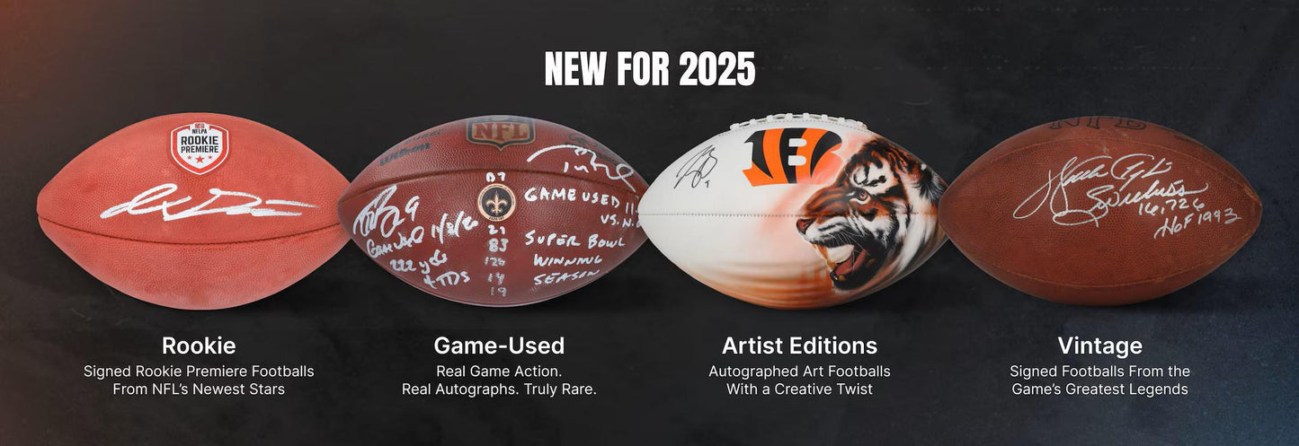 2025 Under Wraps NFL Footballs