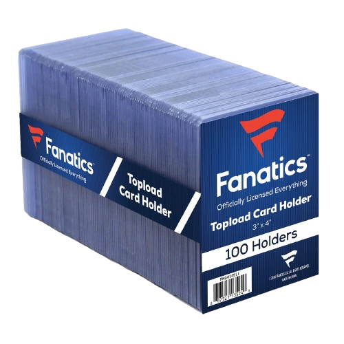 Fanatics 35pt 3x4 Top Loaders - 100 Count