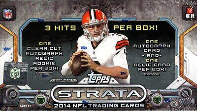 2014 Topps Strata Football Hobby Box