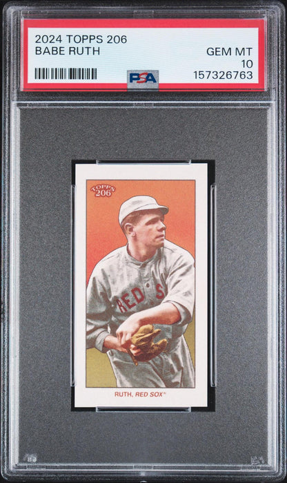 2024 Topps 206 Babe Ruth PSA 10!