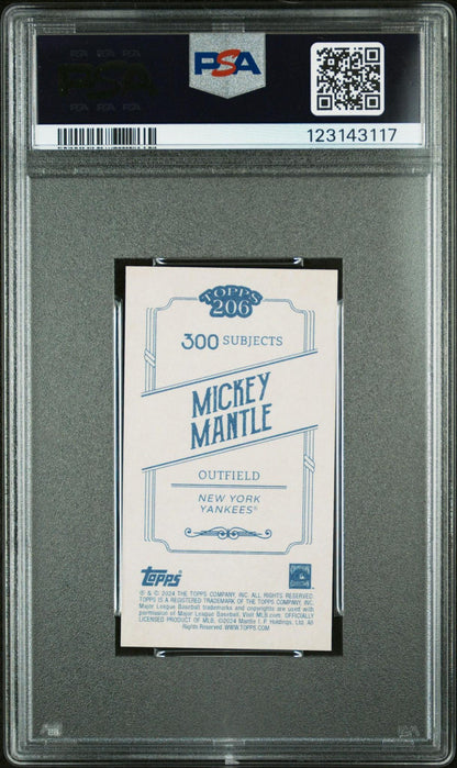 2024 TOPPS 206 MICKEY MANTLE PSA 10