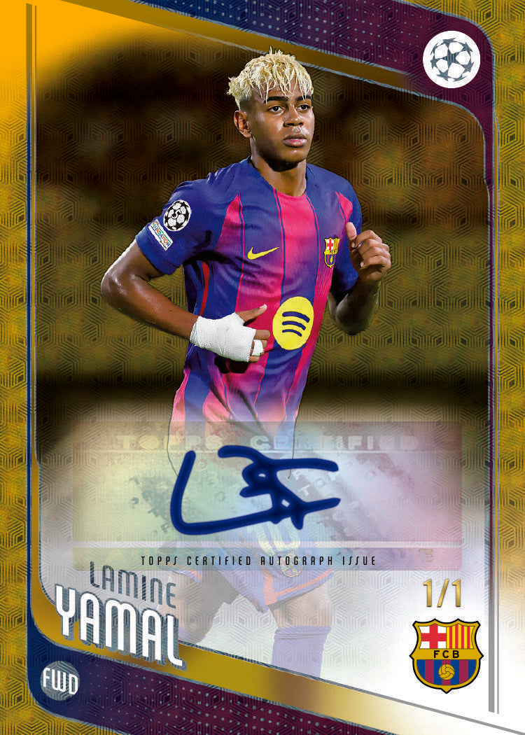 2025/26 Topps UEFA Club Competitions Soccer Hobby Box