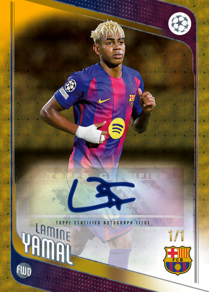 2025/26 Topps UEFA Club Competitions Soccer Hobby Box