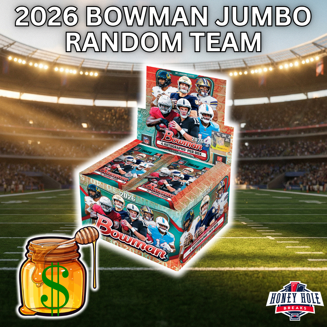 1x 2026 Bowman Football Jumbo -  RANDOM TEAM Break #2167