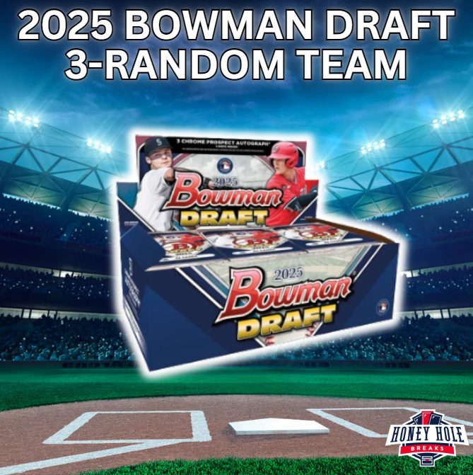 1x 2025 Bowman Draft Jumbo -  3 RANDOM TEAM Break #2067